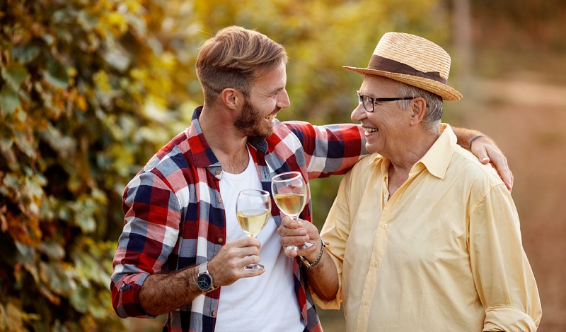 Ein Höhepunkt im Beruf als Sommelier ist der Besuch auf einem Weingut. (#4)